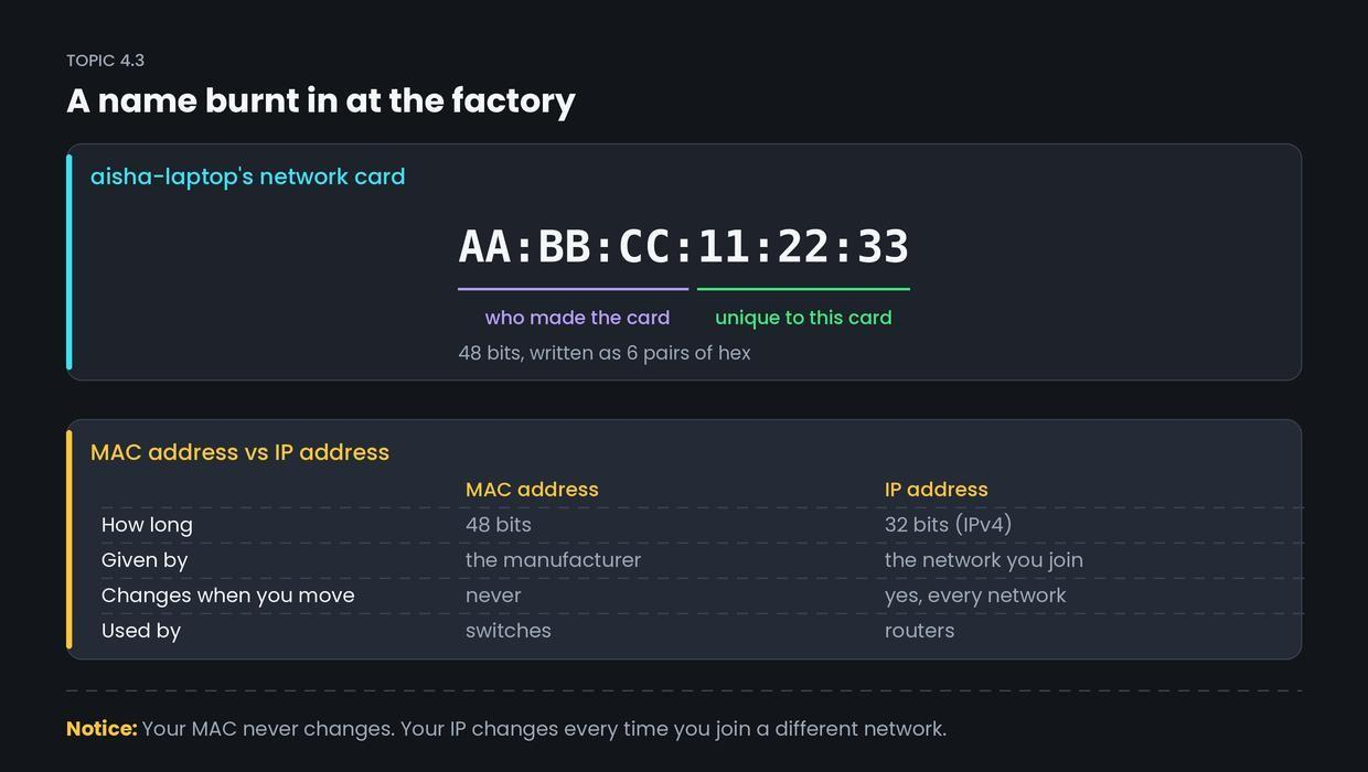 MAC addresses — figure 1