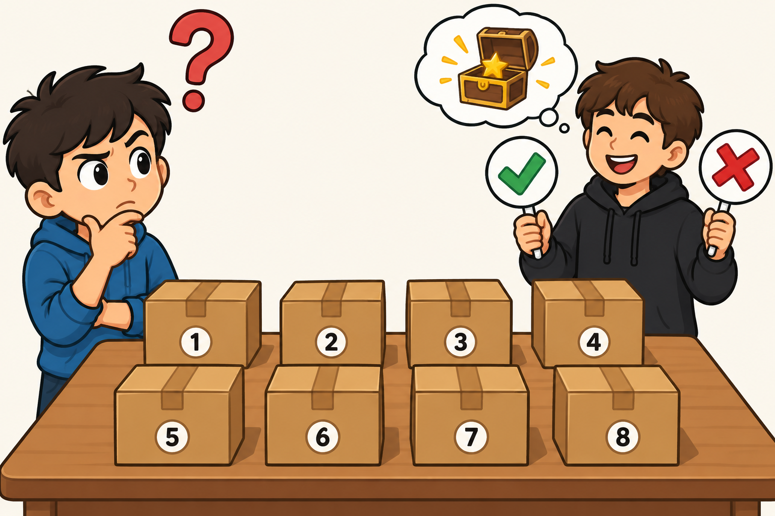 One Box Different: Identify Using Questions