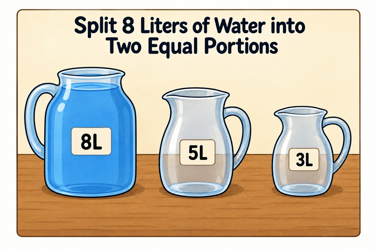 Measuring Water Without Standard Tools