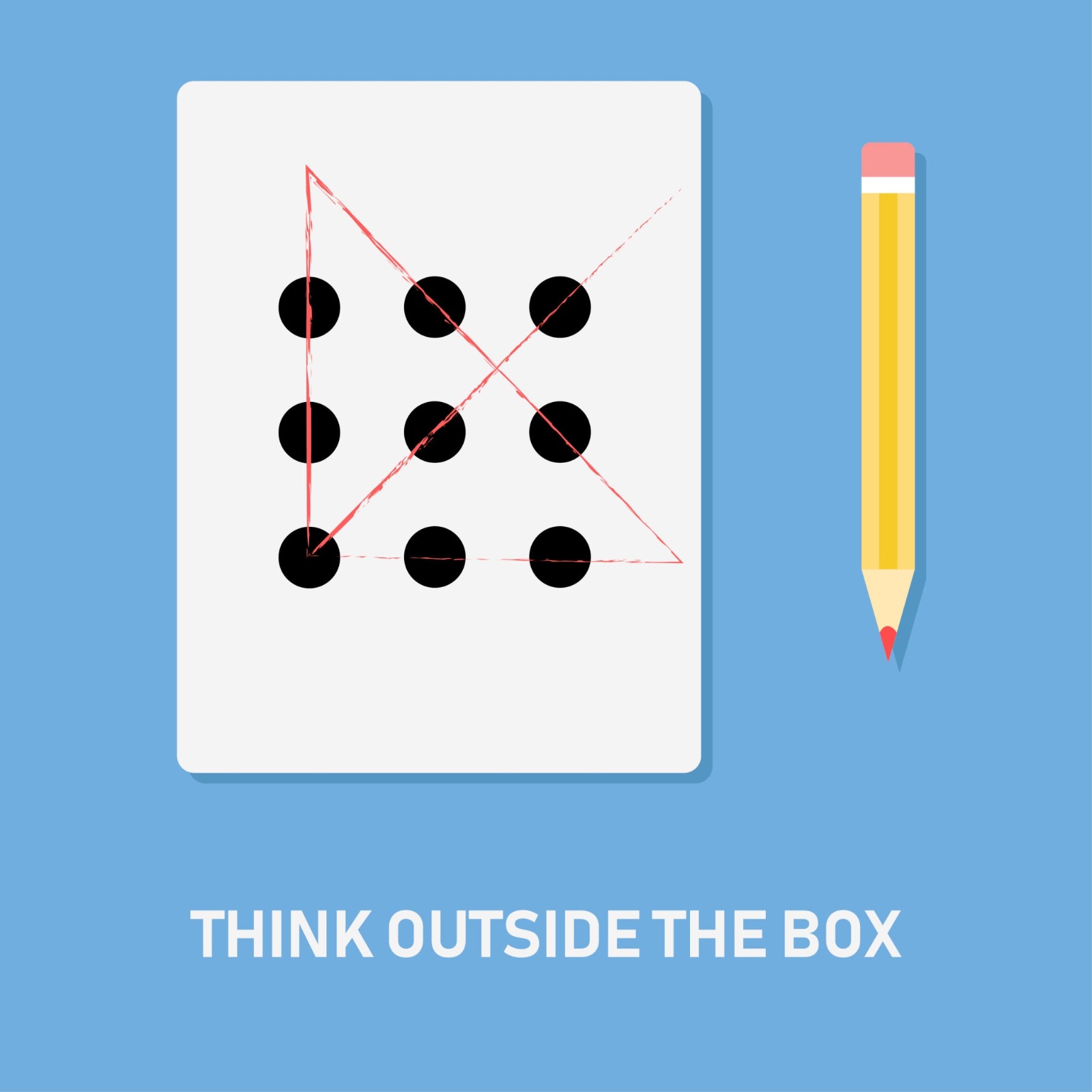 Nine Dots, Four Lines