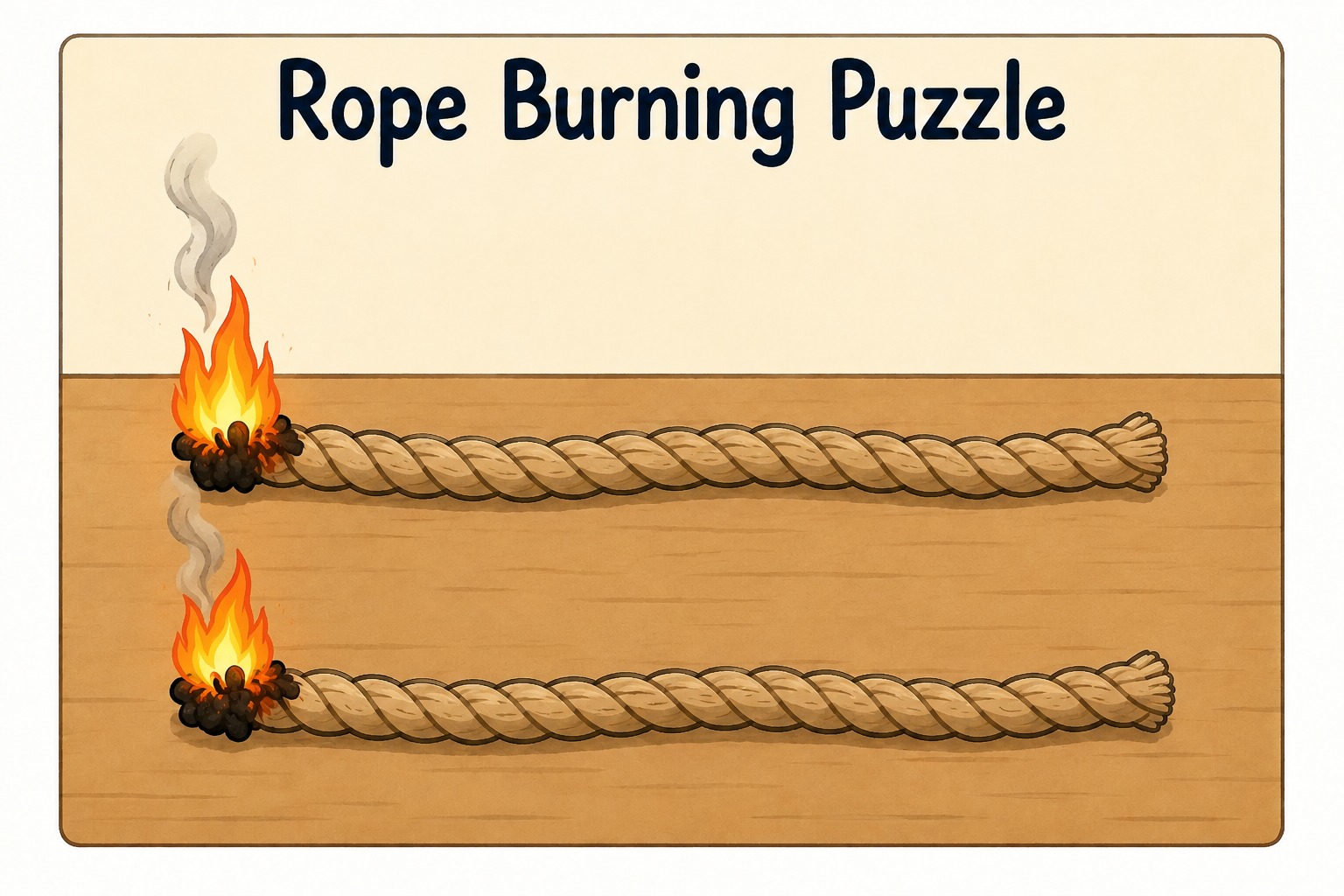 The Rope Burning Puzzle