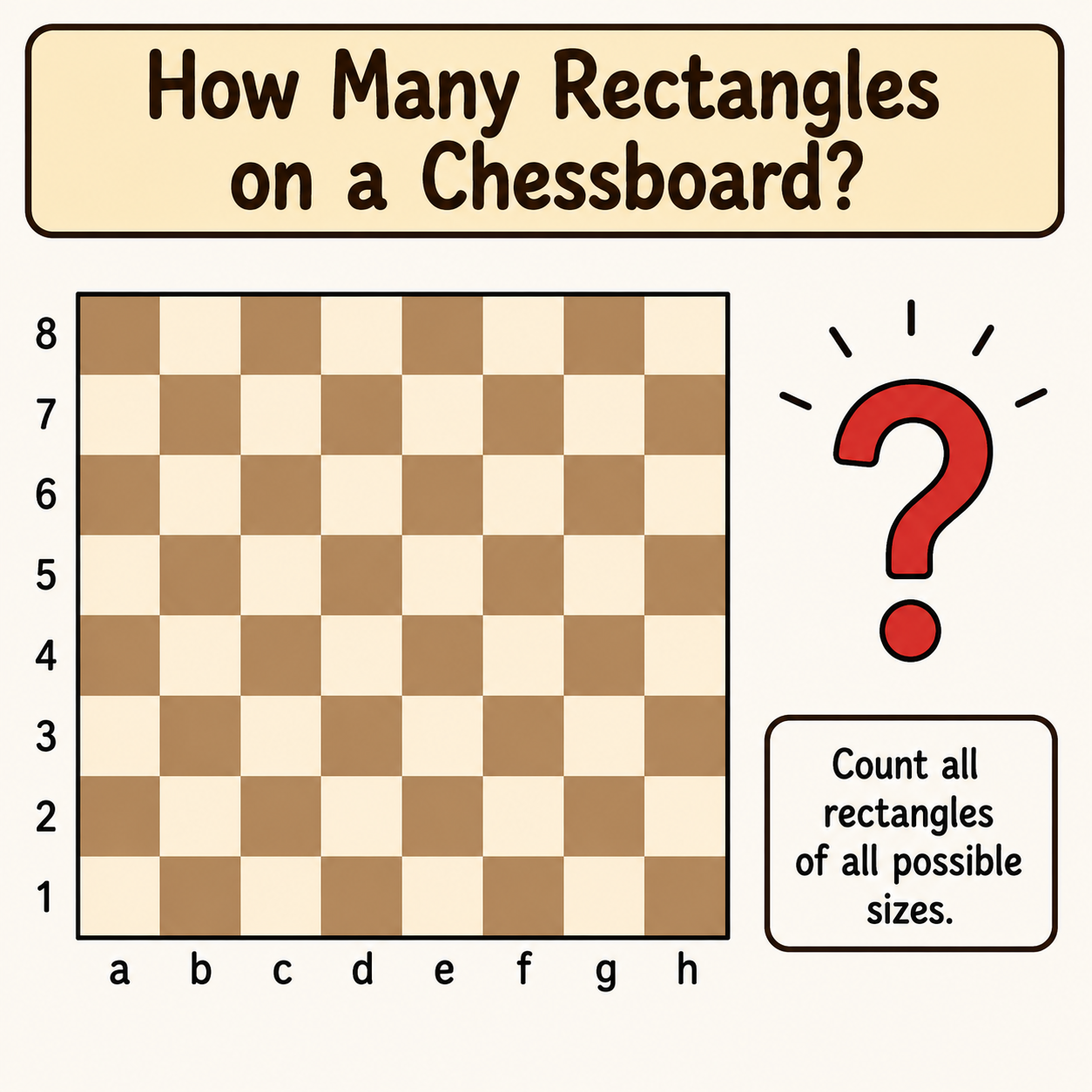 How Many Rectangles on a Chessboard?