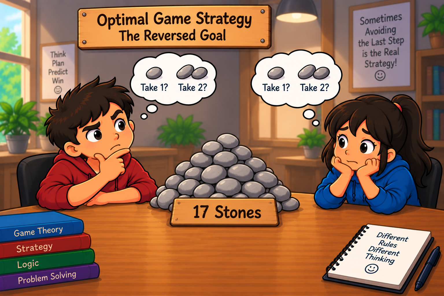 Optimal Game Strategy: The Reversed Goal