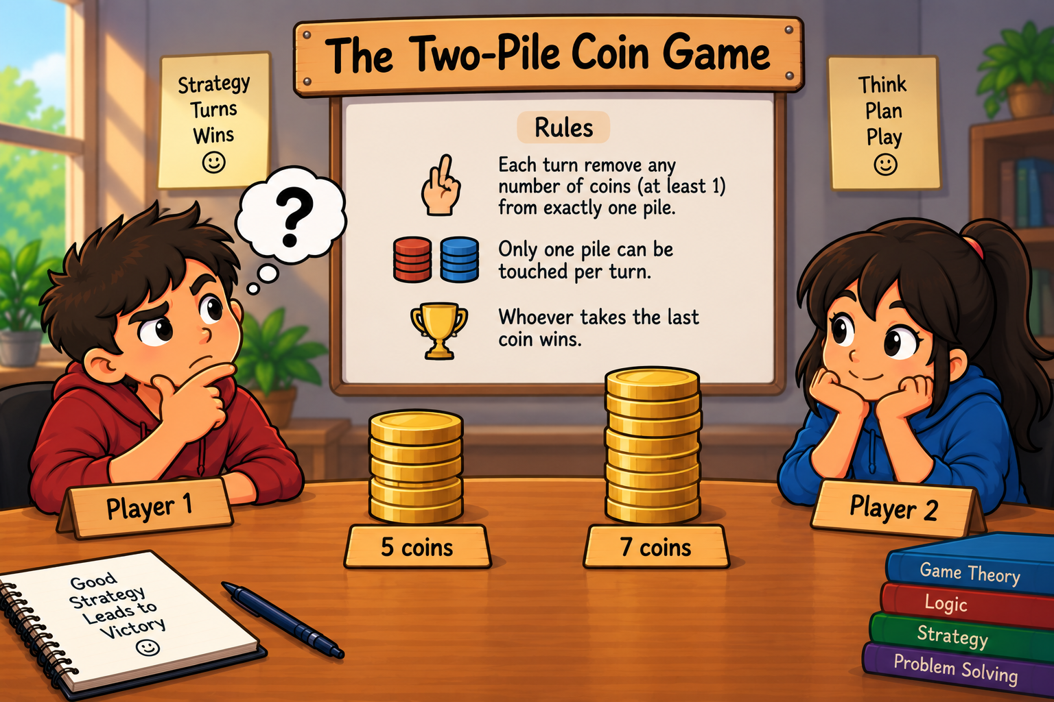 The Two-Pile Coin Game