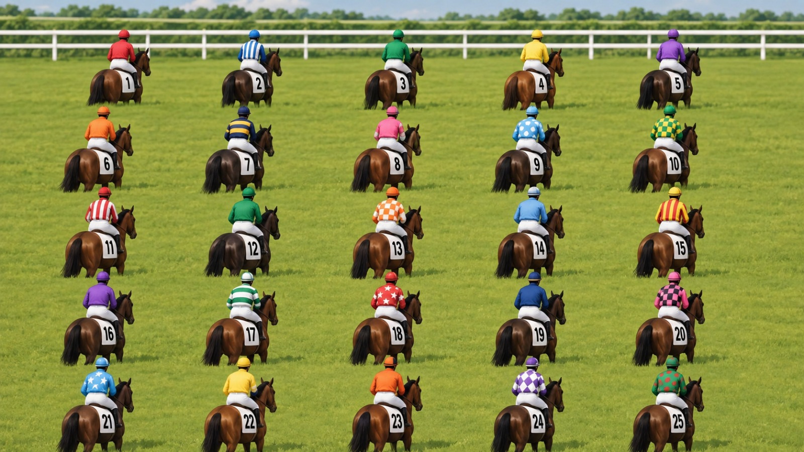 25 Horses: Find the Fastest 3