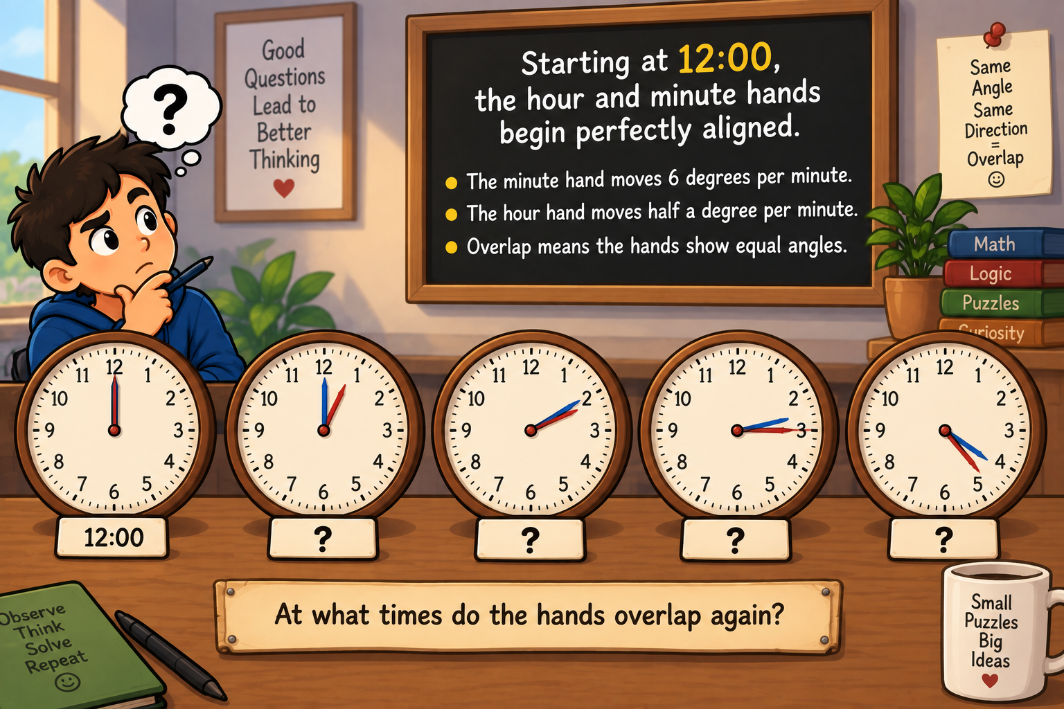 Clock Hands Overlap